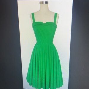 Trashy diva 1950’s vintage inspired green dress